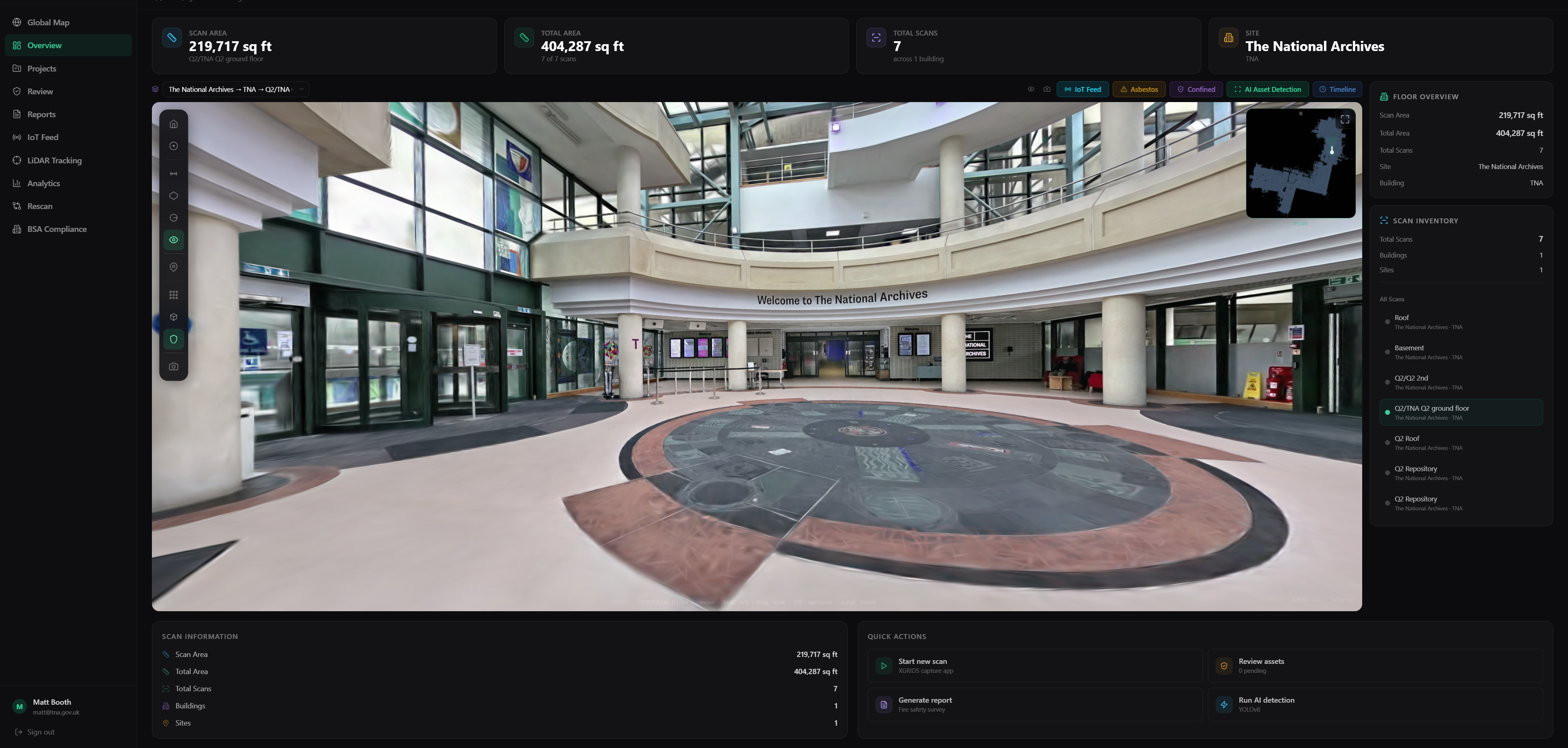 OnXR interactive 3D digital twin viewer (photorealistic Gaussian Splat reconstruction in the browser)